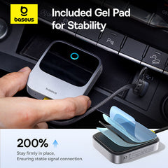 Baseus SafeJourney Series Car Audio Adapter Space Grey-C10745100813-00