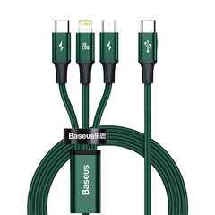Cable Baseus Rapid Series 3-in-1 cable USB-C For M+L+T 20W 1.5m-CAMLT-SC01