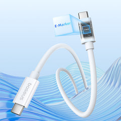 Baseus Superior Series 2 USB4 Full-Function Fast Charging Cable Type-C to Type-C 240W 1m Moon White-P10365200211-02