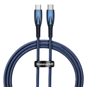 Baseus Glimmer Series Fast Charging Data Cable Type-C to Type-C 100W