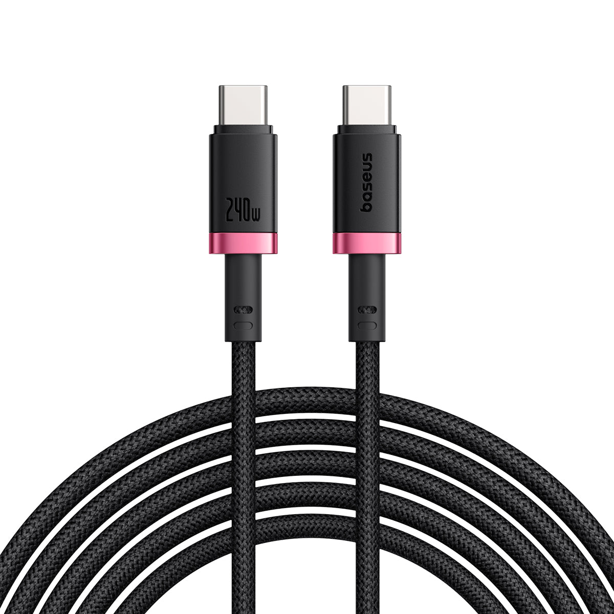 Baseus Dura Fast Charging Data Cable USB-C to USB-C 240W 1m Red Black-P10377803U03-01