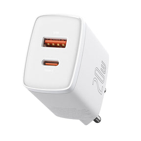 Baseus Compact Quick Wall Charger 20W (CCXJ-B02) (WHITE)