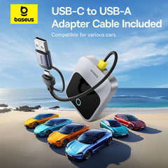 Baseus SafeJourney Series Car Audio Adapter Space Grey-C10745100813-00