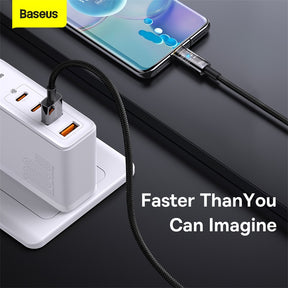Baseus Explorer Series Auto Power-Off Fast Charging Data Cable USB to Type-C 100W