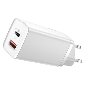 Baseus GaN2 Lite Quick Charger C+U 65W EU Black