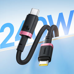 Baseus Dura Fast Charging Data Cable USB-C to USB-C 240W 1m Red Black-P10377803U03-01