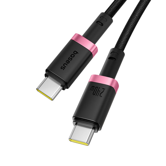 Baseus Dura Fast Charging Data Cable USB-C to USB-C 240W 1m Red Black-P10377803U03-01