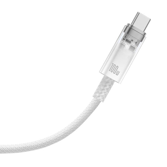 Baseus Explorer Series Auto Power-Off Fast Charging Cable with Smart Temperature Control Type-C to Type-C 100W