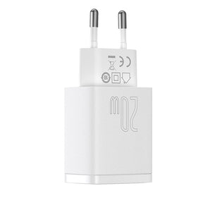 Baseus Compact Quick Wall Charger 20W (CCXJ-B02) (WHITE)