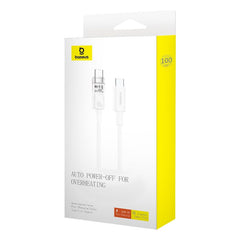 Baseus Explorer Series Auto Power-Off Fast Charging Cable with Smart Temperature Control Type-C to Type-C 100W