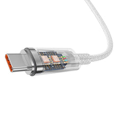 Baseus Explorer Series Auto Power-Off Fast Charging Cable with Smart Temperature Control Type-C to Type-C 100W