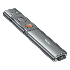 Baseus Orange Dot laser pointer remote control for PC presentation with built-in battery gray (WKCD000013)