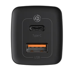 Baseus GaN2 Lite Quick ChargerC U 65W EU Black CCGAN2L-H01