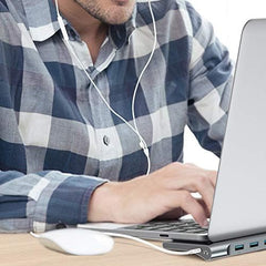 Baseus Enjoyment Series Type-C to (PD/2xHD4Baseus HUK/VGA/RJ45/SD/TF/3xUSB) Dark gray (CATSX-G0G)