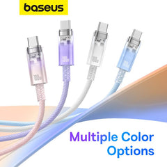 Baseus Explorer Series Auto Power-Off Fast Charging Cable with Smart Temperature Control Type-C to Type-C 100W