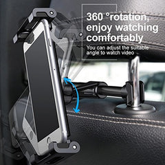 Baseus Backseat Car Tablet/Phone Mount for Headrest Holder for Tablets / Smartphones 4.7-12.9" - Black (SUHZ-01)