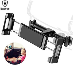 Baseus Backseat Car Tablet/Phone Mount for Headrest Holder for Tablets / Smartphones 4.7-12.9" - Black (SUHZ-01)