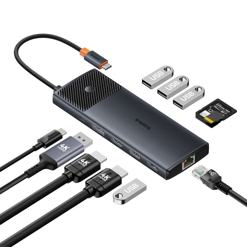 USB Hub Baseus Metal Gleam Series Multi-functional Type-C-B00061801123-00