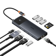 Baseus USB Hub Metal Gleam Series Multi-functional Type-C-B00061801123-00