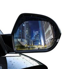 Baseus 0.15mm Rainproof Film for Car Rear-View Mirror (Oval 2 pcs/pack 135*95mm)Transparent-SGFY-C02
