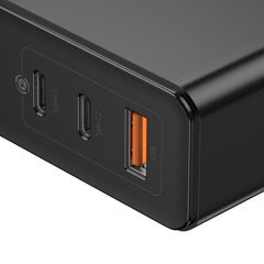 Baseus 120W 2*Type-C / USB-C + USB Ports GaN Mini Fast Charger with 100W Type-C Data Cable, US Plug CCGAN-I01