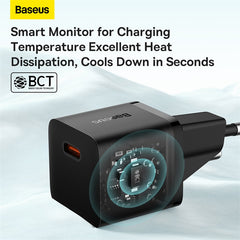 Baseus GaN5 Fast Charger(mini) 1C 20W EU Black