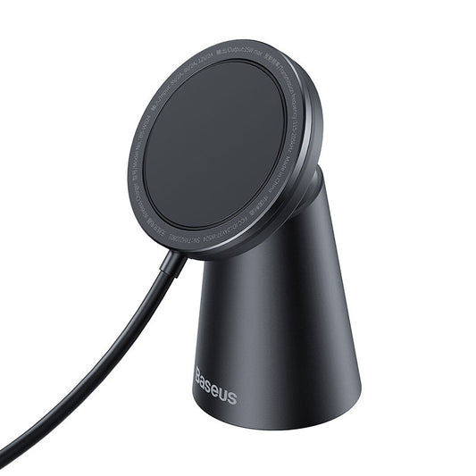 Baseus Simple Magnetic Stand Wireless Charger Black (CCJJ000001)