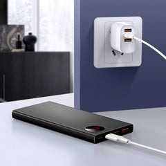 Baseus Adaman Metal Digital Display Quick Charge Power Bank 10000mAh 22.5W Black PPAD000001