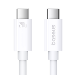 Baseus Superior Series 2 USB4 Full-Function Fast Charging Cable Type-C to Type-C 240W 1m Moon White-P10365200211-02