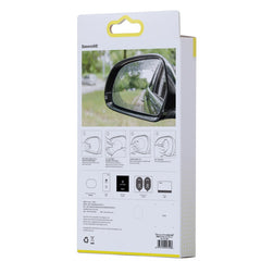 Baseus 0.15mm Rainproof Film for Car Rear-View Mirror (Oval 2 pcs/pack 135*95mm)Transparent-SGFY-C02