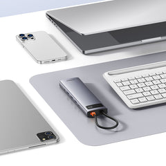 Baseus Hub 11in1 StarJoy Metal Glam Series, USB-C to HDMI +VGA + 3 x USB 3.0 + USB 2.0+USB-C PD + RJ45 + SD/TF +3,5mm-B00030709811-00