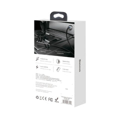 Baseus Enjoy Together with 1.5m Extension Cable 4X USB 5.5A Output Patulous Car, Cellular Phone Charger Dark Gray CCTON-0G