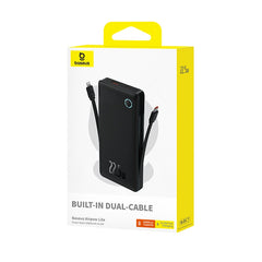 OS-Baseus Airpow Lite Power Bank 10000mAh 22.5W Dual-Cable