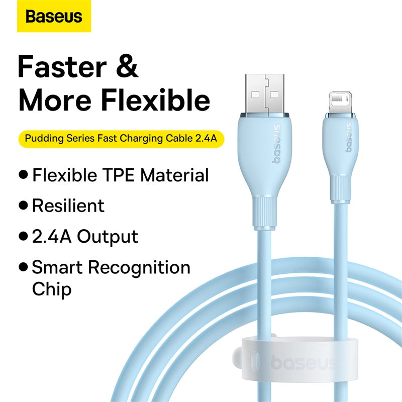 Baseus Pudding Usb To Lightning Data Cable-P10355700111-00