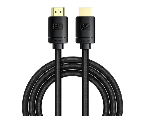 Baseus High Definition Series HDMI 8K to HDMI 8K Adapter Cable Black (3m) CAKGQ-L01