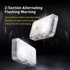 Baseus Car Tool Door open warning light (2pcs/pack) Black (CRFZD-01)