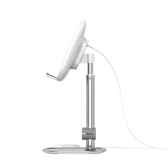 Baseus Literary Youth Desktop Bracket Wireless Mobile Holder Silver (SUWY-D0S)