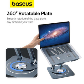 Baseus UltraStable Pro SeriesRotatable And Foldable Laptop Stand- B10059900811-00