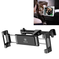 Baseus Backseat Car Tablet/Phone Mount for Headrest Holder for Tablets / Smartphones 4.7-12.9" - Black (SUHZ-01)