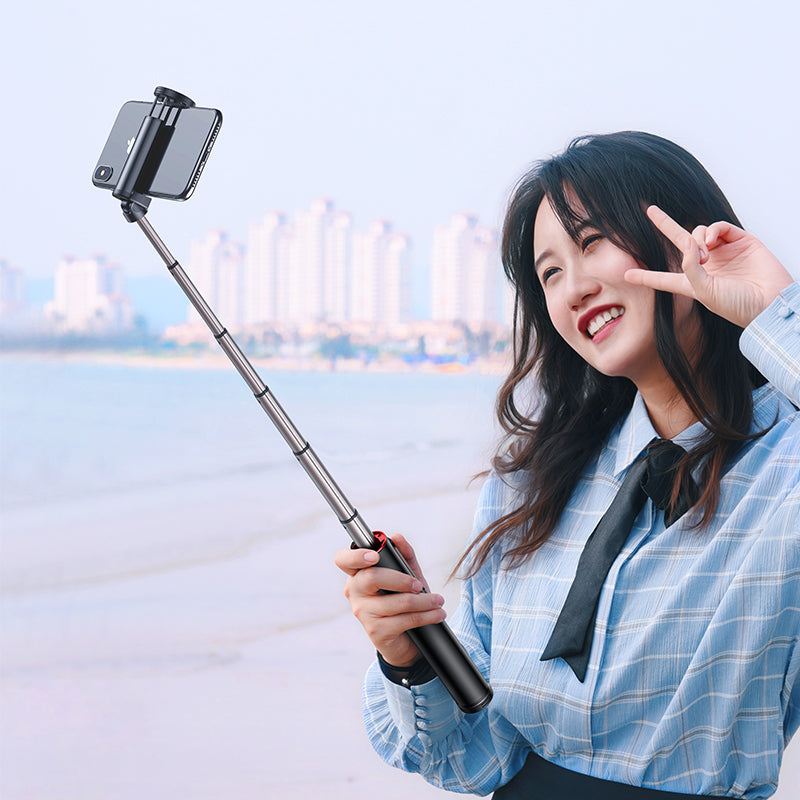 Baseus Fully Folding Selfie Stick Black+Red (SUDYZP-D19)