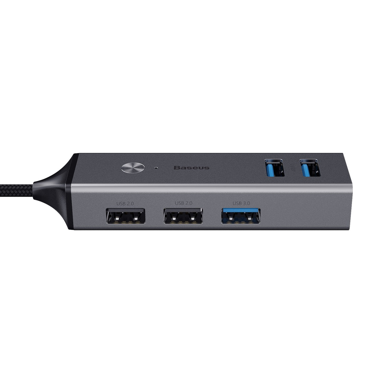 Baseus Cube Hub Adapter From USB-C To 5X USB (3X USB 3.0, 2X USB 2.0) Gray (CAHUB-C0G)