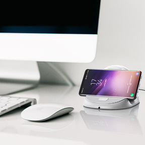 Baseus Wireless Charger Silicone Horizontal Desktop 10W White (WXHSG-02)