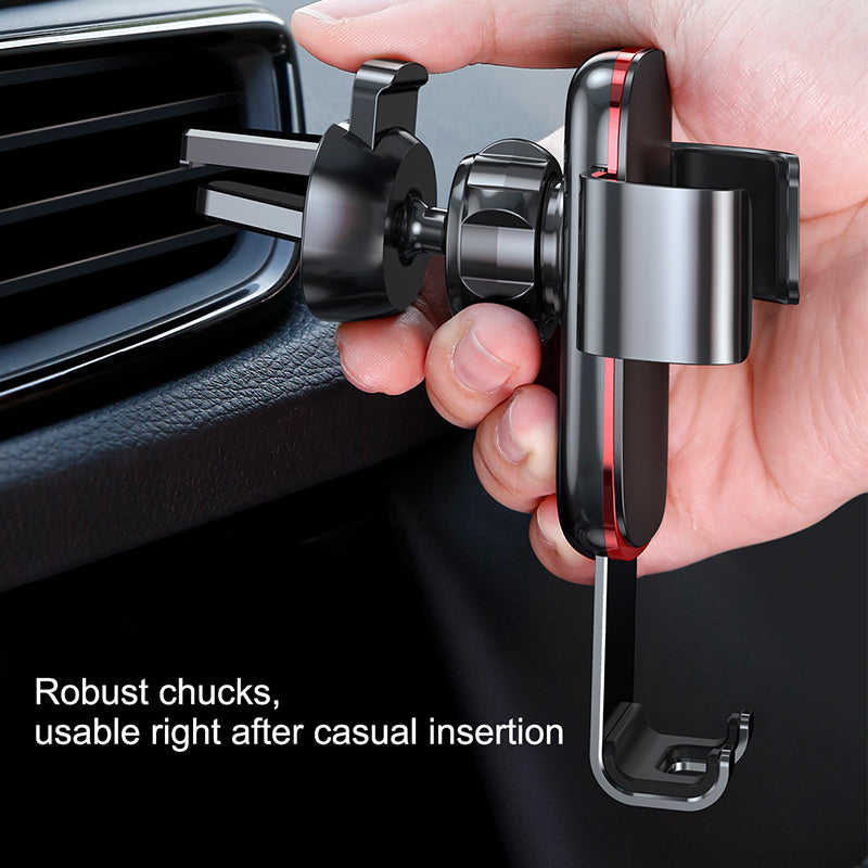 Baseus Metal Age Gravity Car Mount Mobile Holder (Air Outlet Version)