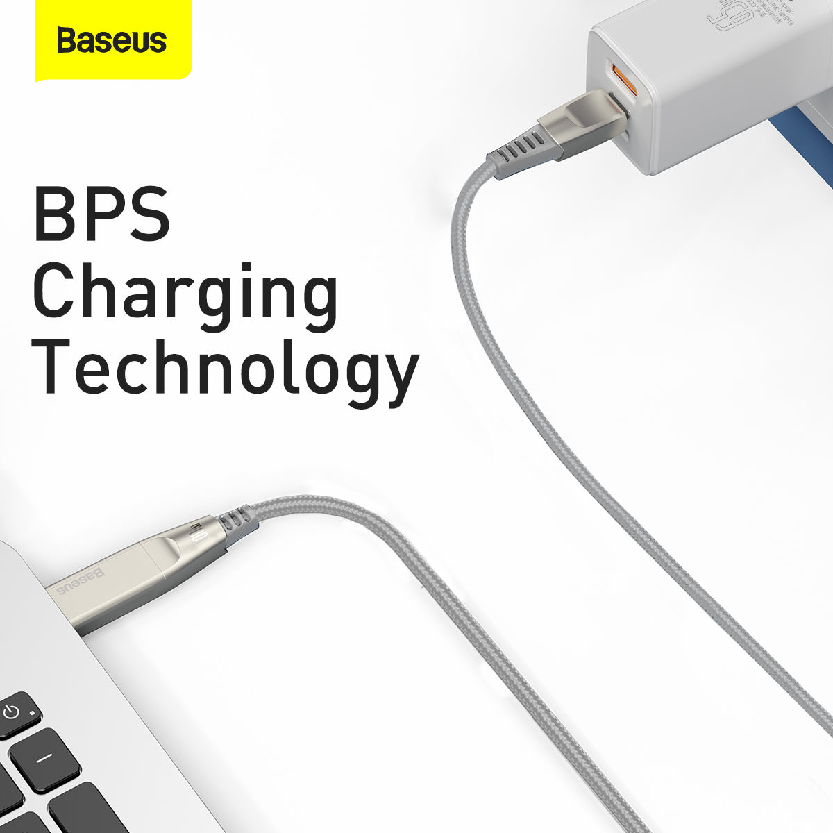 Baseus Flash Series Data Cable With Type-C To C+Dc 100W 2M Grey(CA1T2-B0G)