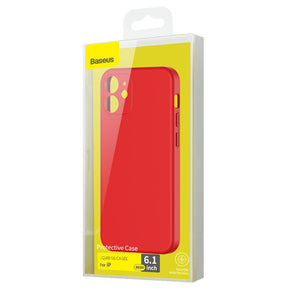 Baseus Liquid Silica Gel Protective Case for iPhone 12 6.1inch 2020 Red (WIAPIPH61N-YT09)