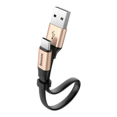 Baseus Nimble Flat Portable USB / USB-C Powerbank Cable With Buckle 2A 0.23M (CATBMJ-01)