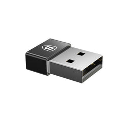 Baseus Exquisite USB Male To Type-C Female Adapter Converter Black (CATJQ-A01)