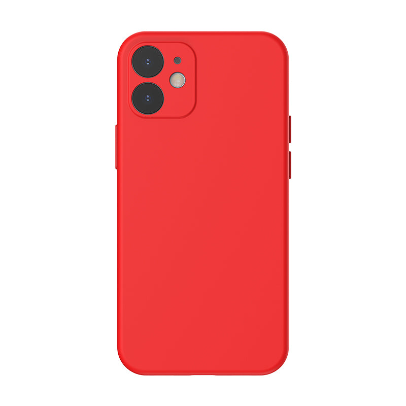 Baseus Liquid Silica Gel Protective Case for iPhone 12 6.1inch 2020 Red (WIAPIPH61N-YT09)