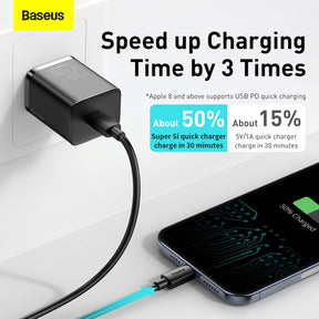 Baseus Super Si Quick Charger 1C 20W US Plug