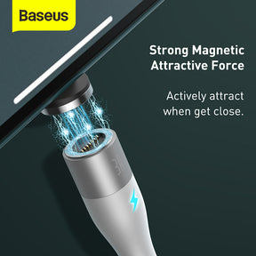 Baseus Zinc Magnetic Safe Fast Charging Data Cable USB To M+L+C 3A/5A 1M